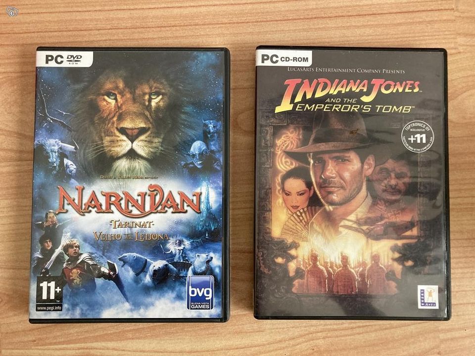 Pc pelit. Narnia & indiana jones