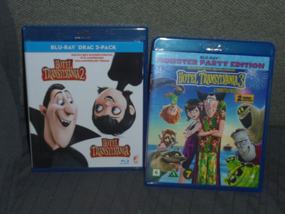 BR Hotel Transylvania x 3 elokuvaa