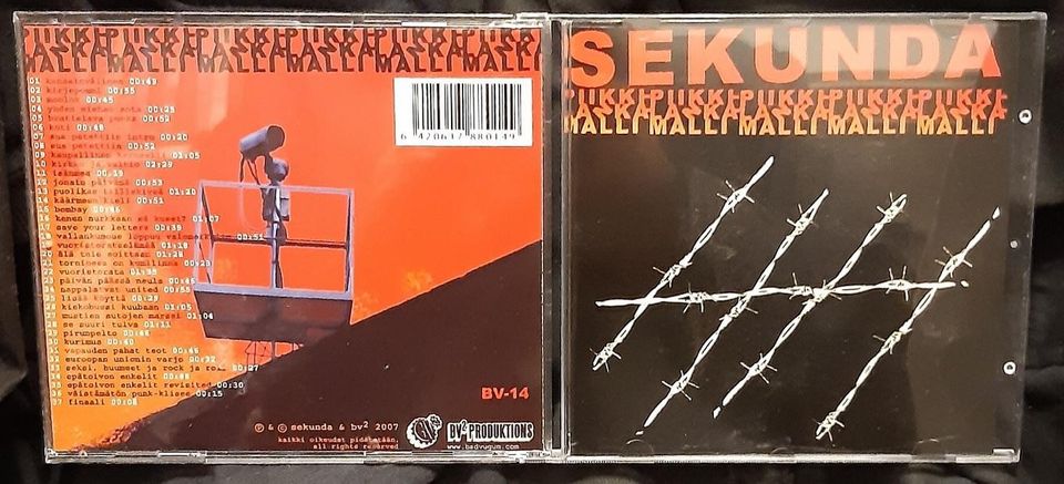 Sekunda - Piikkilankamalli CD (Bad Vugum 2007)