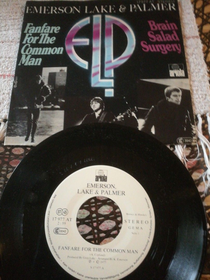 Emerson,Lake & Palmer 7" Single