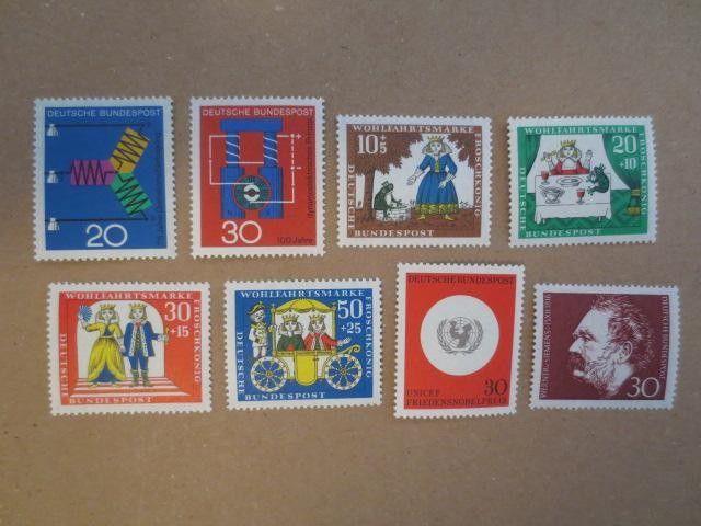 Postituoretta Saksaa 1966 8 erilaista
