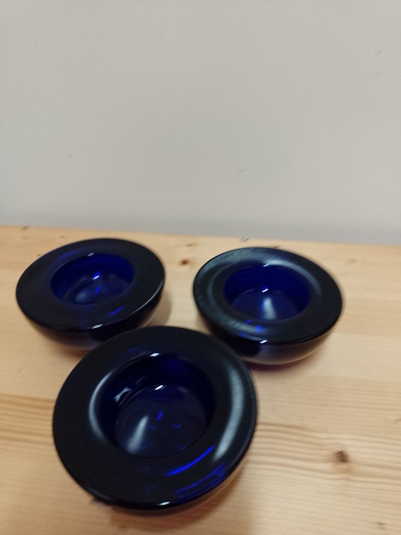 Iittala Ballo kynttilänlyhty koboltin sininen