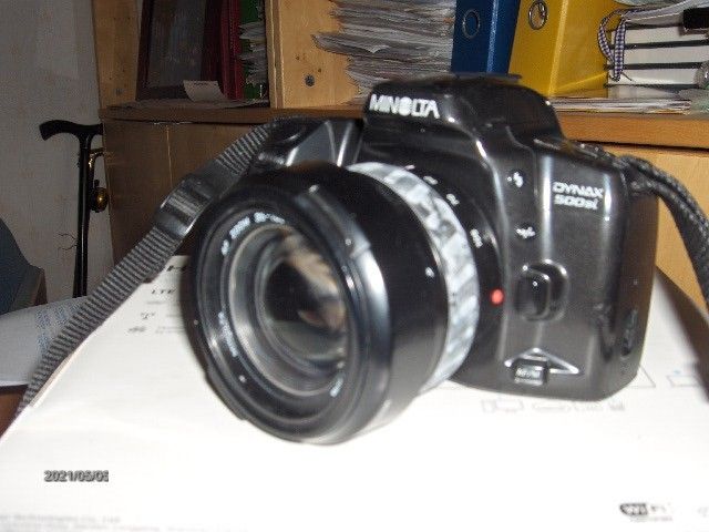Minolta Dynax 500si Retro Järjestelmäkamera 1990 luvulta