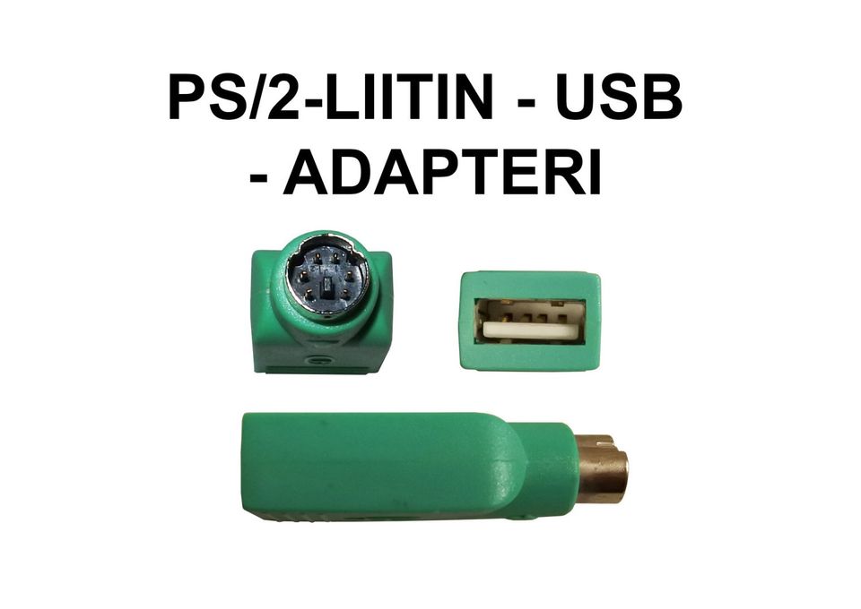 Deltaco Sovitin PS/2 Uros - USB Naaras - Ilmainen Toimitus