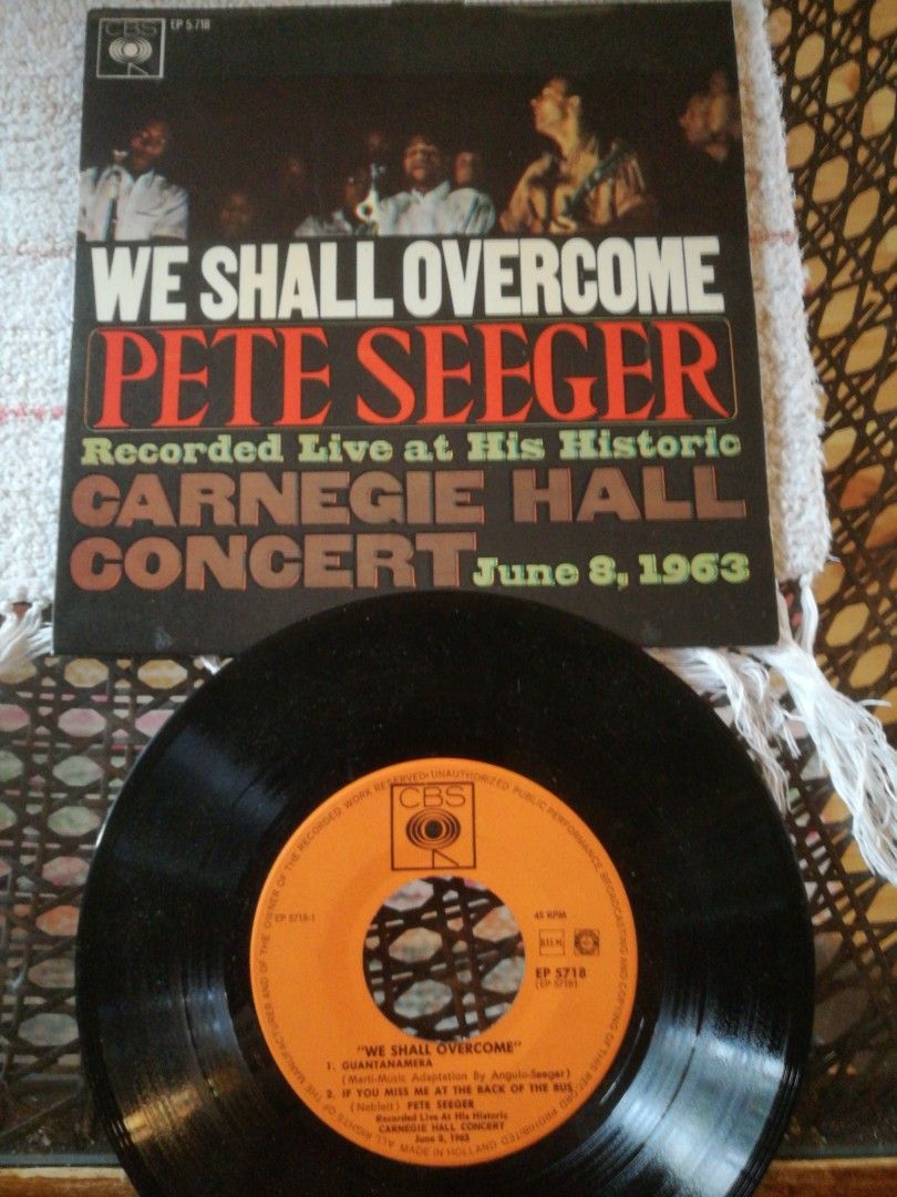 Pete Seeger 7" EP We shall overcome
