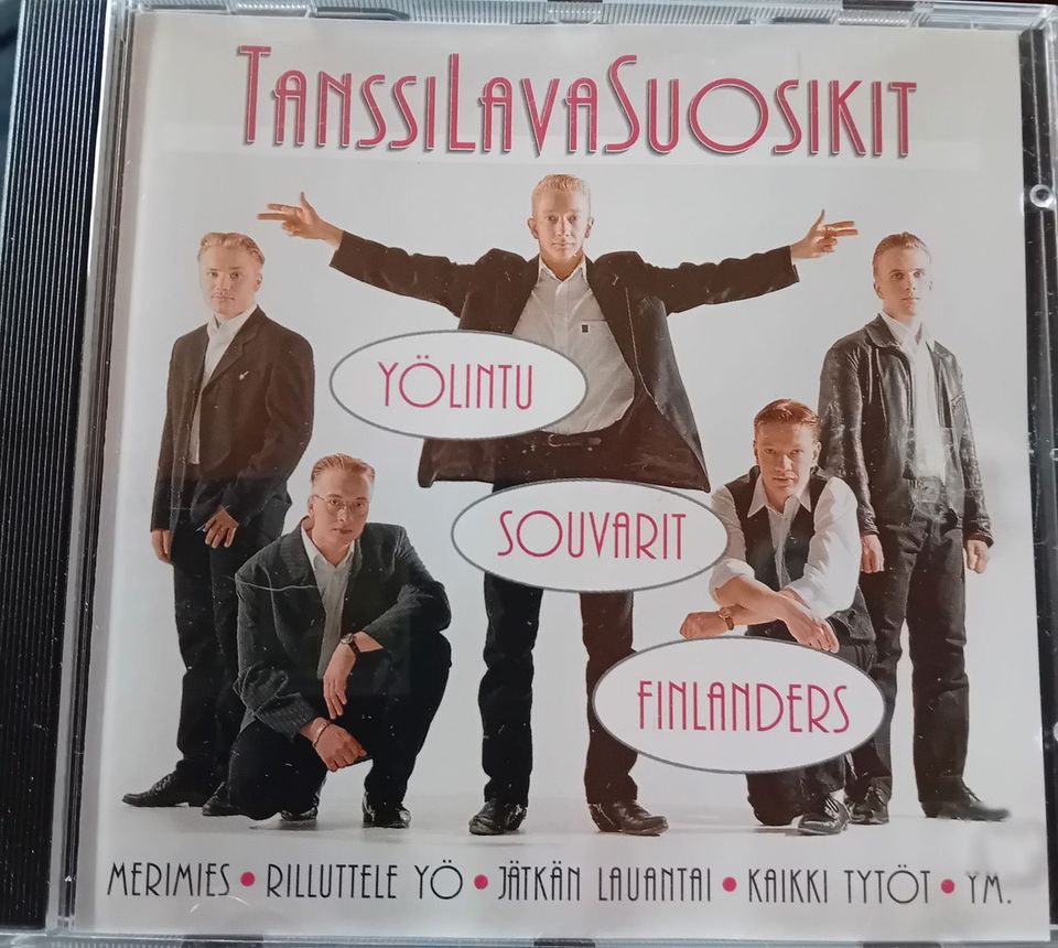 Tanssilavasuosikit Yölintu, Souvarit ja Finlanders