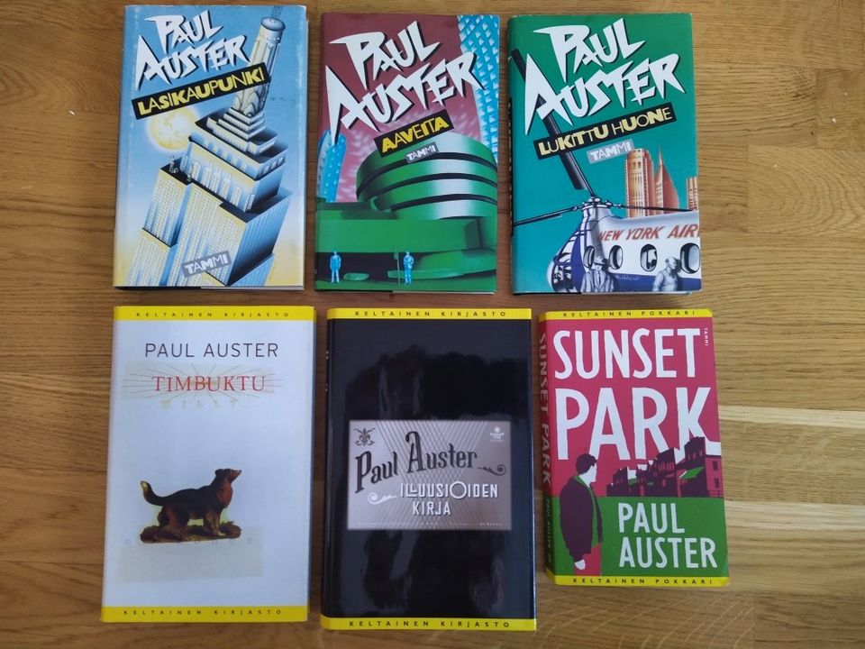 5 kpl Paul Auster
