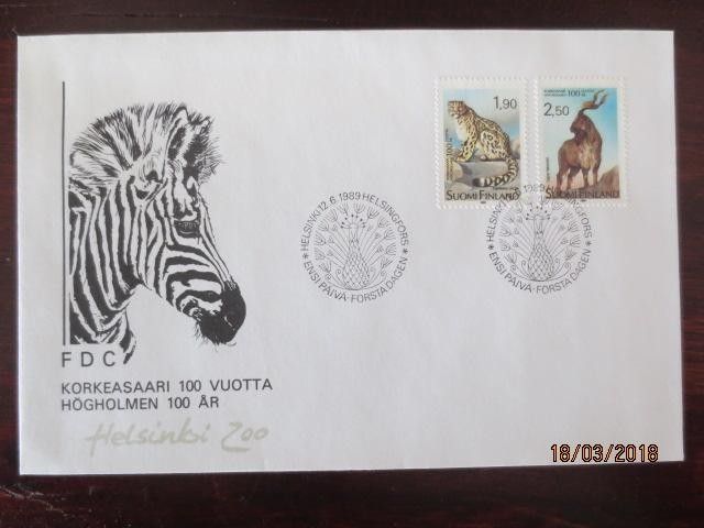 FDC Korkeasaari 100v 1989