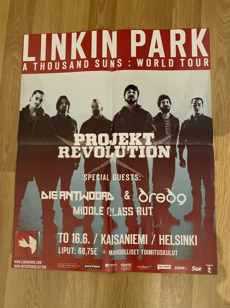 Linkin Park ja Green Day julisteet