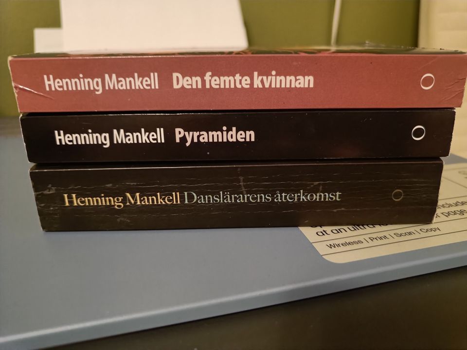 Henning Mankell kirjapaketti - ruotsinkieliset