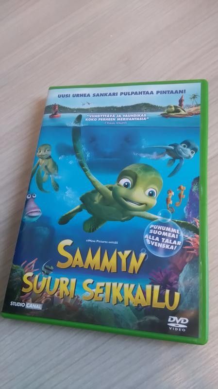 Sammyn suuri seikkailu dvd