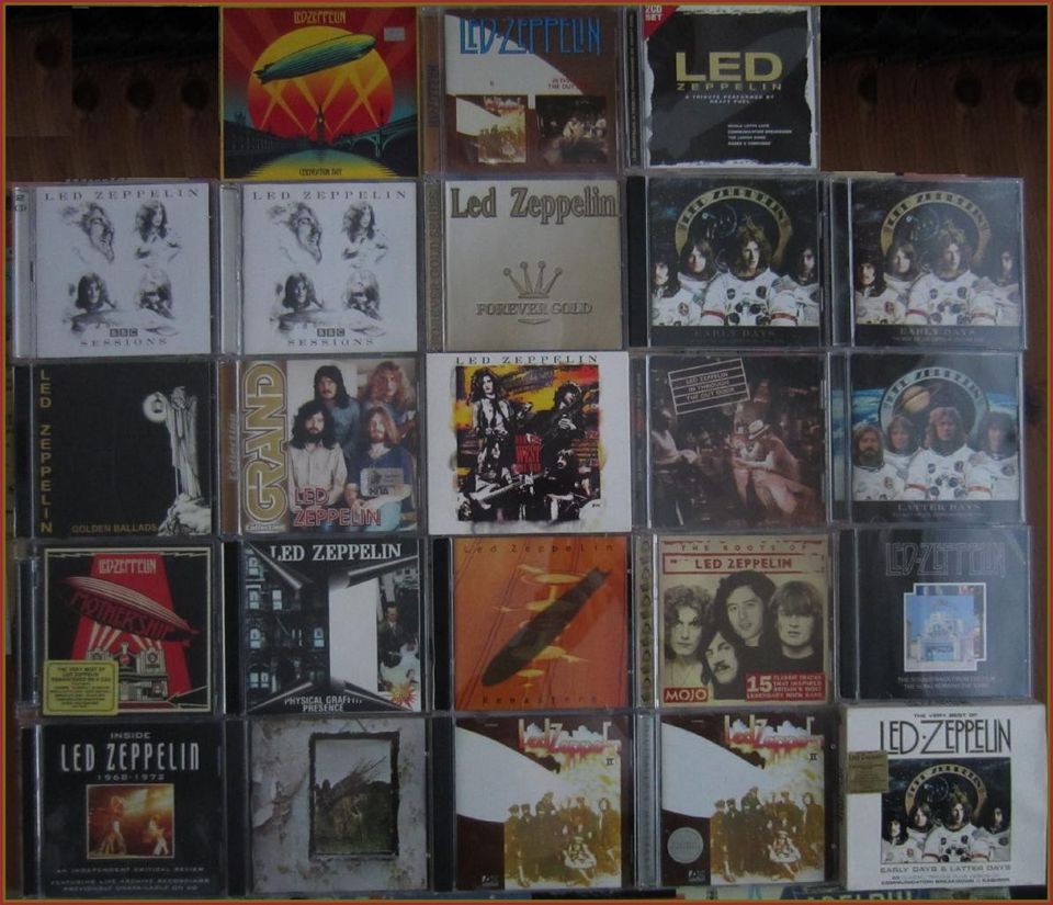 LED ZEPPELIN, Robert Plant & Jimmy Page cd:eitä