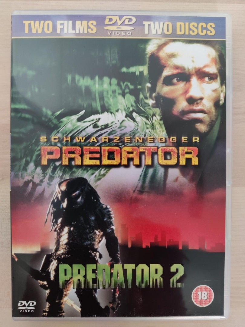 Predator saalistaja 1 ja 2 / DVD elokuvat