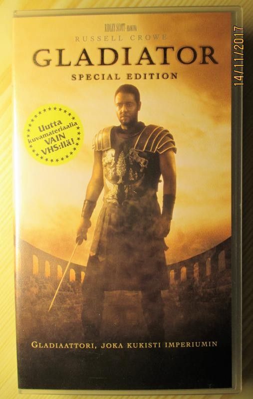 Gladiaattori Special Edition - VHS-elokuva