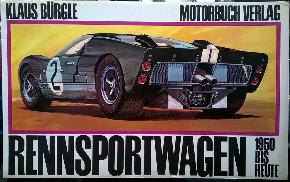 Rennsportwagen-julistekansio