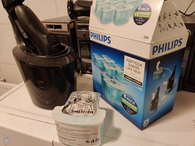 Philips parranajokoneen puhdistuspatruunat 4kpl