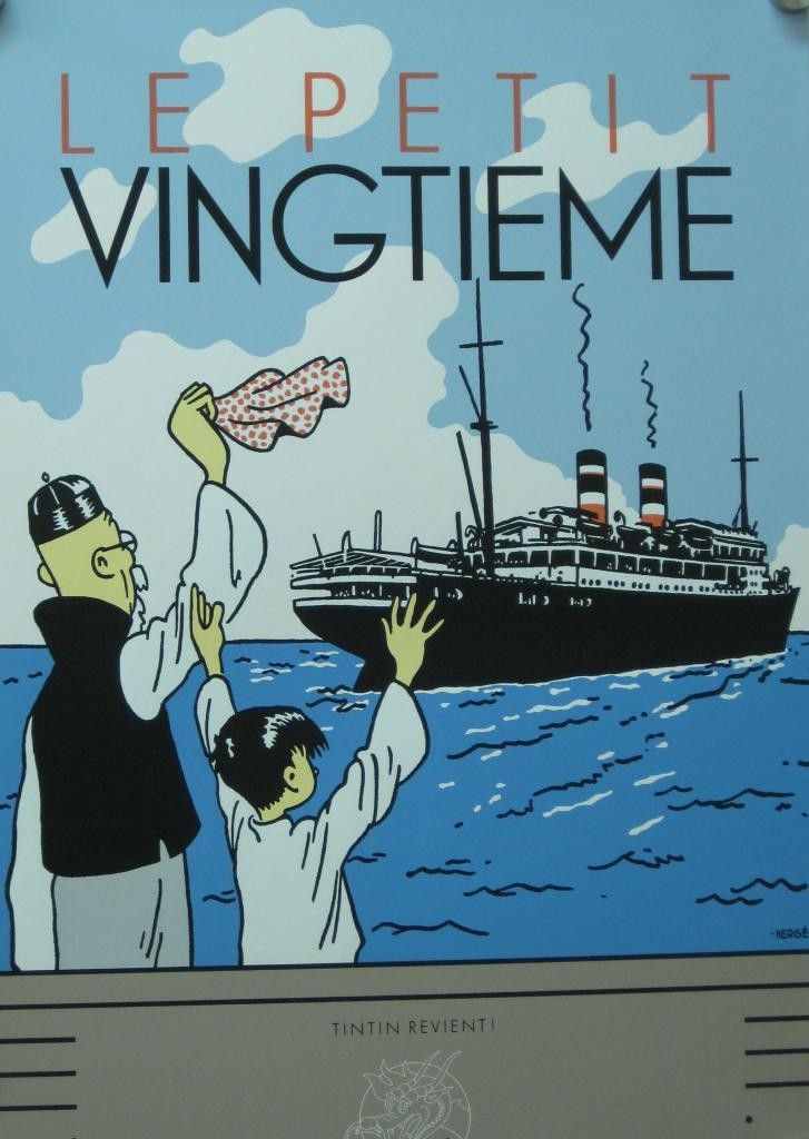 Lithograph 111 Herge Tintti - Tintin