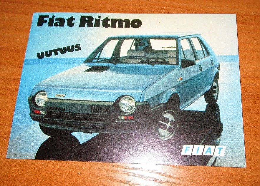 Fiat Ritmo autoesite postikorttikoko 6 siv