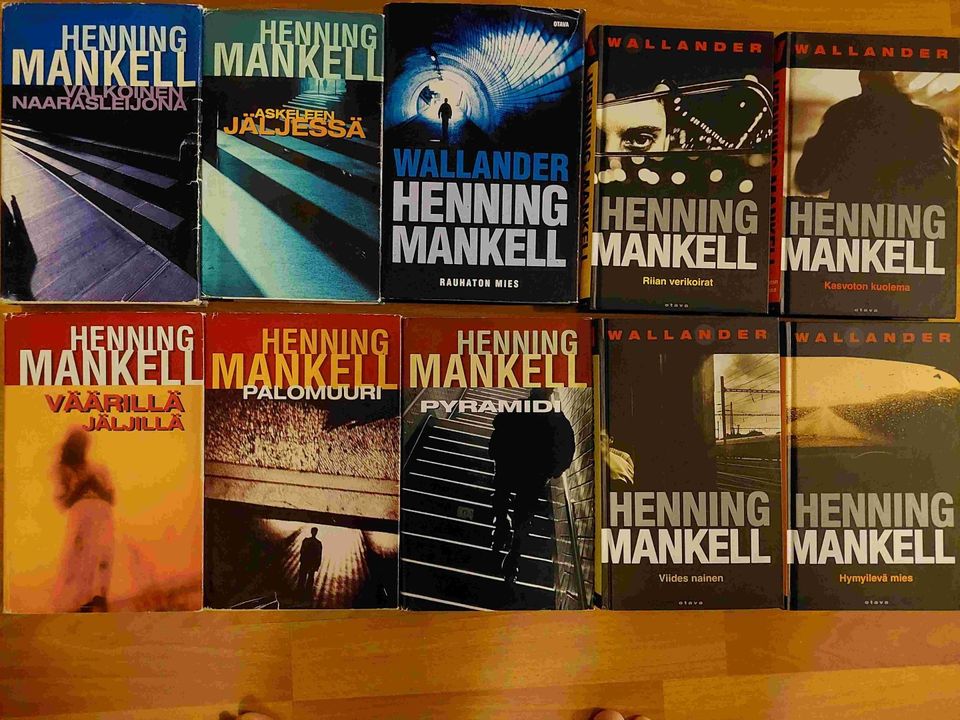 Henning Mankell kirjoja
