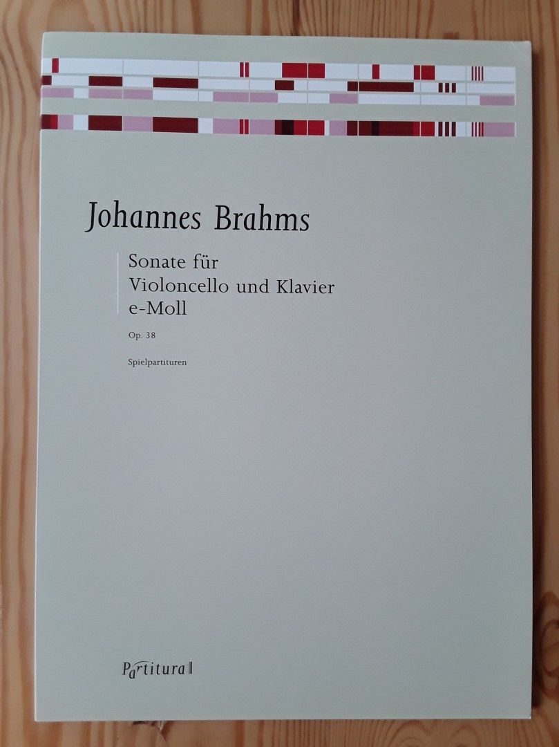 Nuotti: Brahms: Sonaatti sello ja piano e, op.38