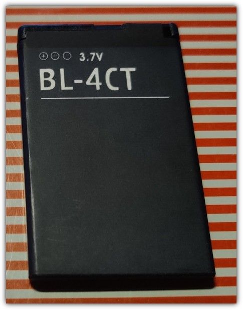 NOKIA BL-4CT yhteensopiva, 860mAh -akku