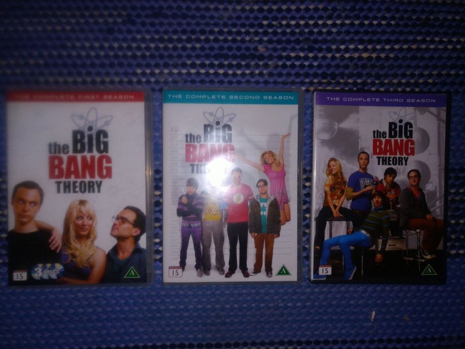 The Big Bang Theory kaudet 1-3