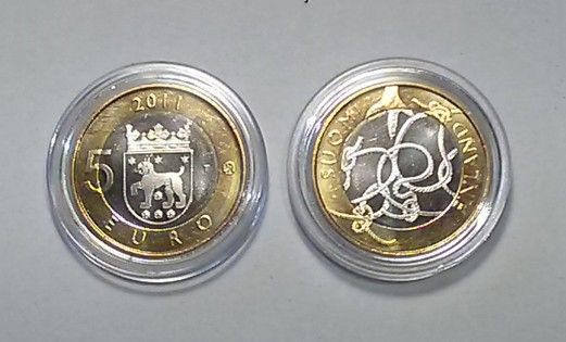 Suomi 5 € 2011 Häme, Eränkäynti, Ansalanka ja linn