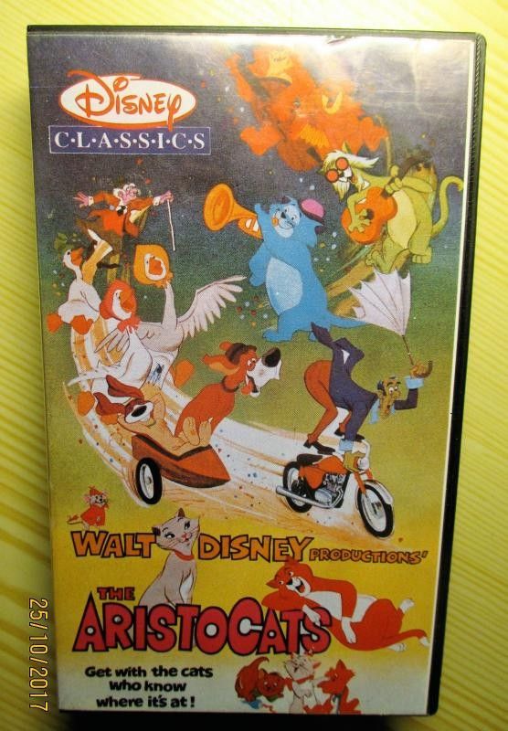 The Aristocats - Children's Disney VHS-film