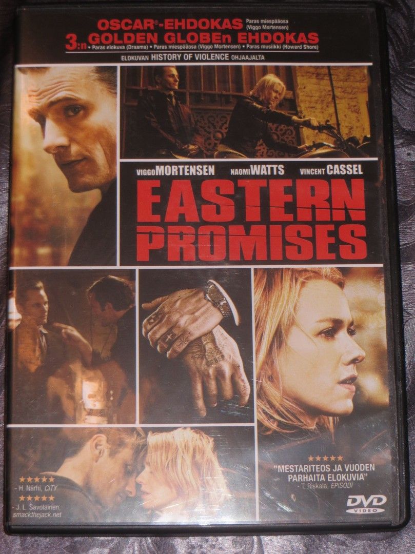 Eastern Promises dvd uusi