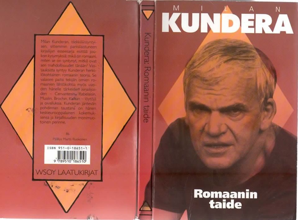 Milan Kundera: Romaanin taide, WSOY 1993