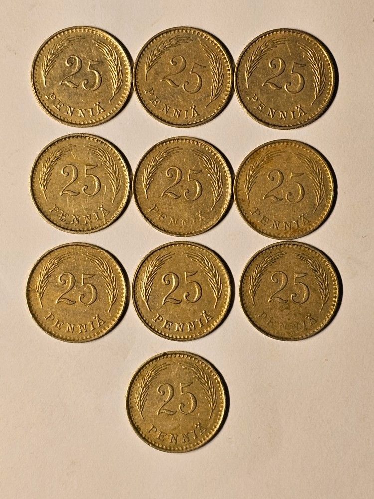 25 penniä (30 kpl)