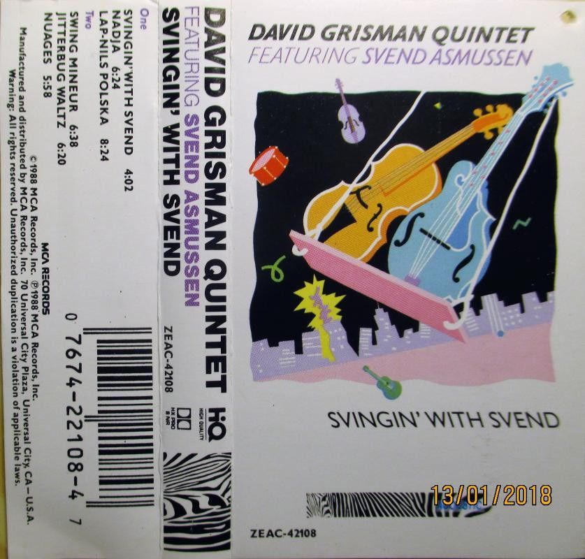 David Grisman - Swingin' with Svend - C-kasetti