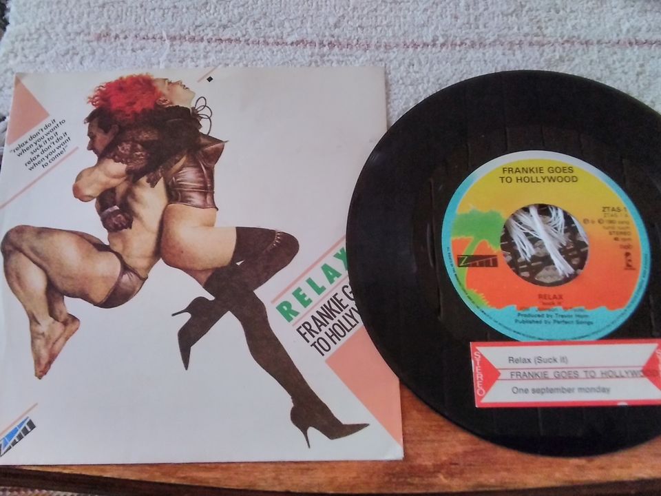 Frankie Goes To Hollywood 7" Relax "suck it "