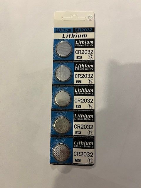 CR 2032 Lithium paristo CR2032, 5 kpl