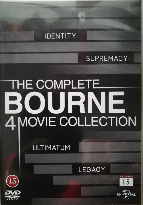 The Complete Bourne 4 Movie DVD-kokoelma
