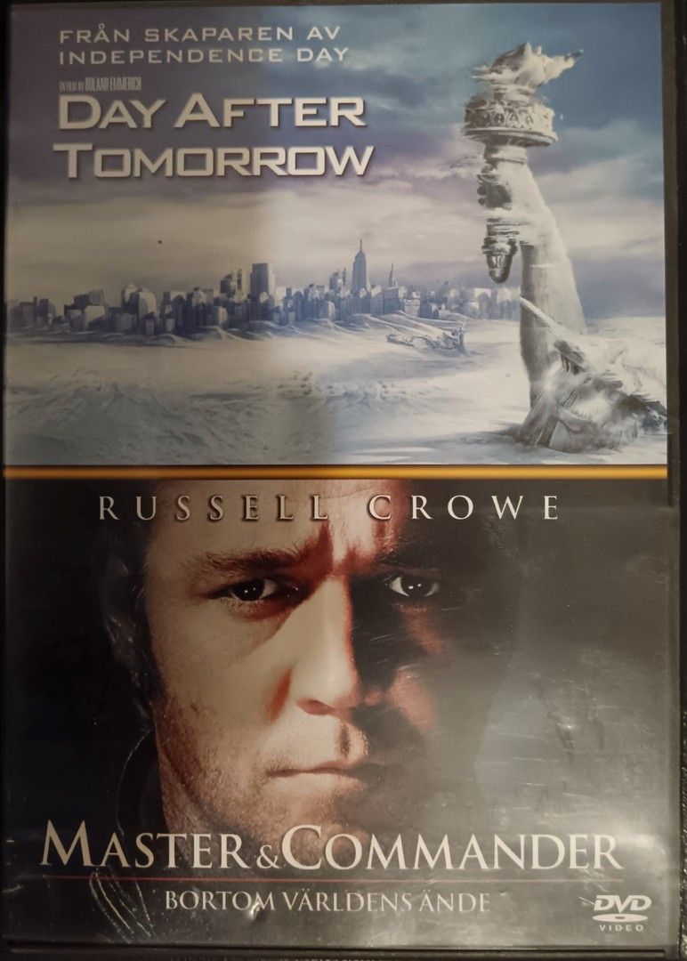 Day After Tomorrow ja Master & Commander 2DVD