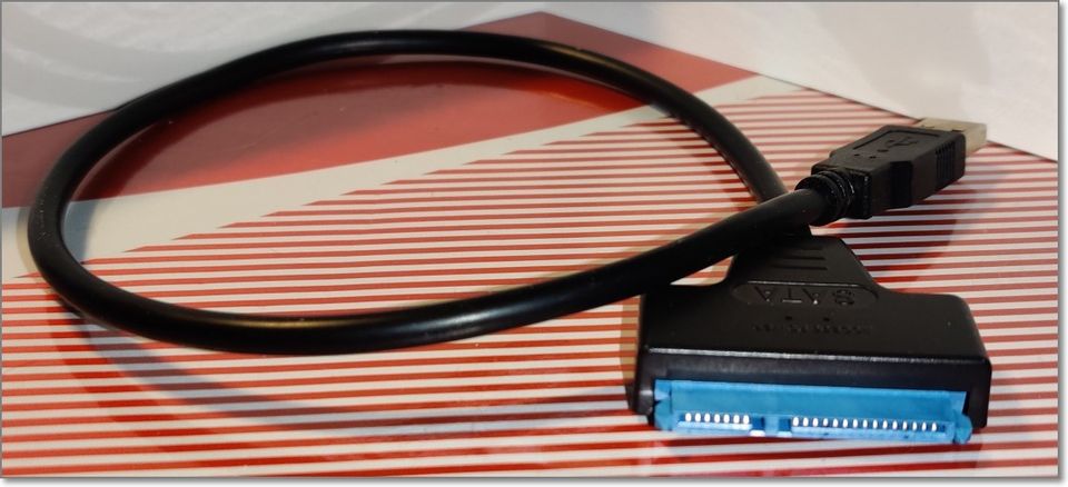 2.5" SATA - USB 3.0 7+15pin kovalevyn sovitin