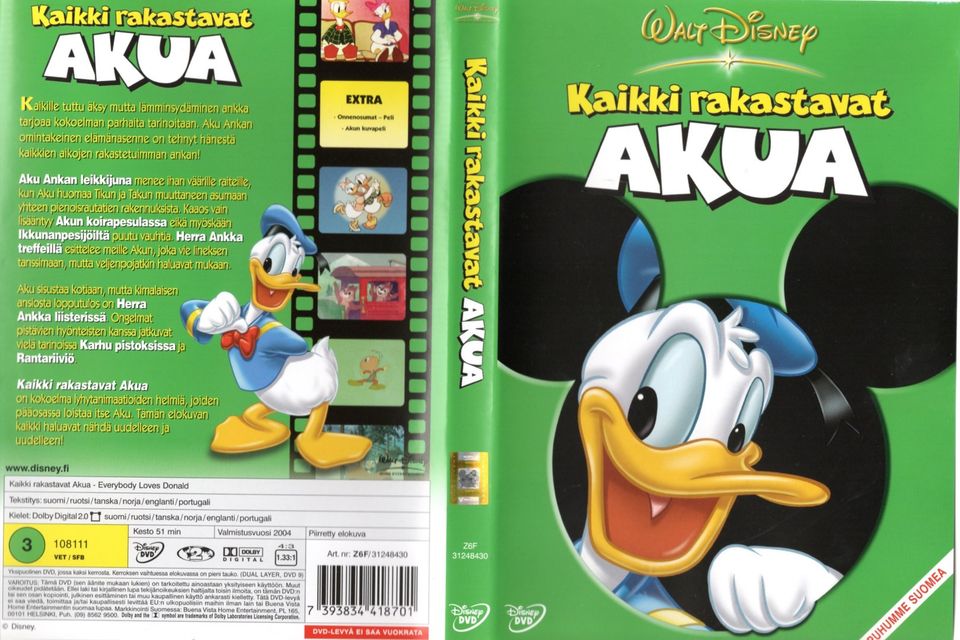 DVD Kaikki rakastavat AKUA