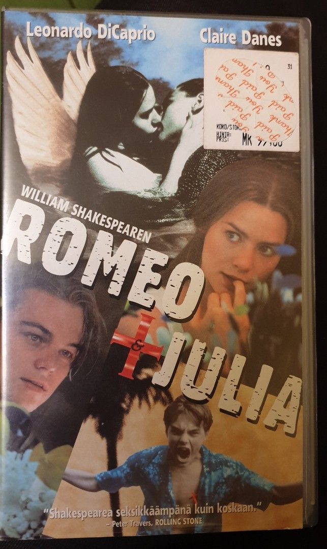 A: VHS Romeo & Julia (Leonardo DiCaprio)