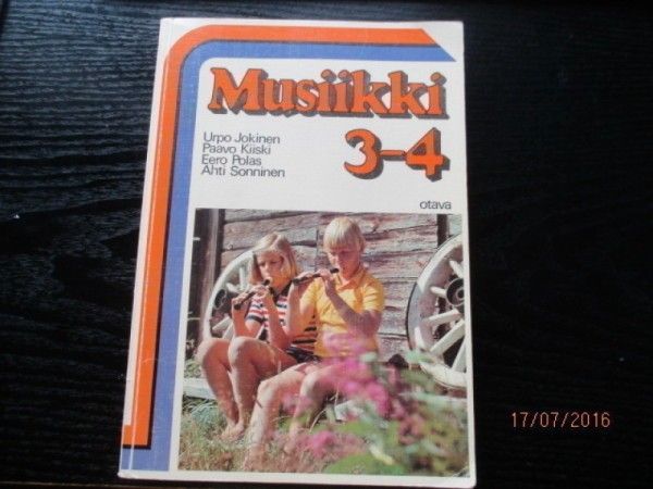 Laulukirja Musiikki 3-4