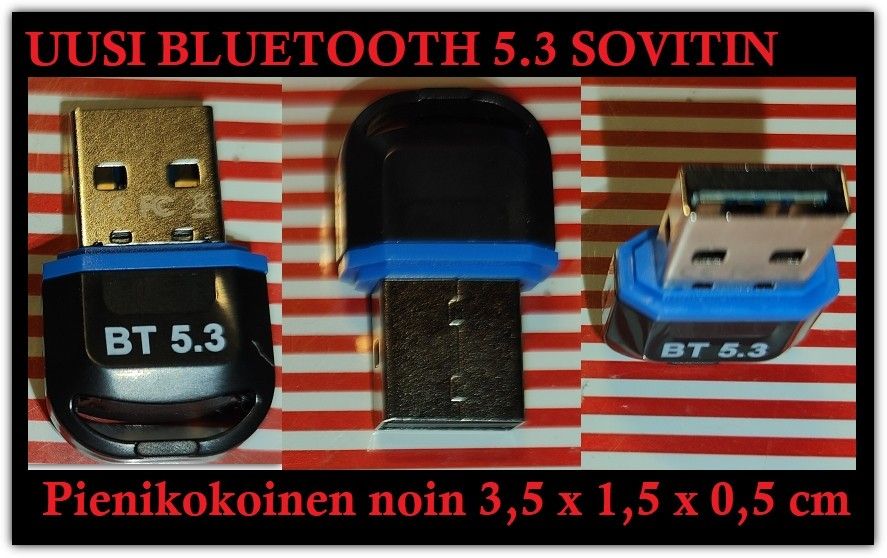 Bluetooth 5.3 USB-sovitin / Bluetooth-dongle