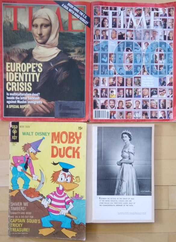 Time-lehdet , Disney, Elisabeth II, kartat, kortit