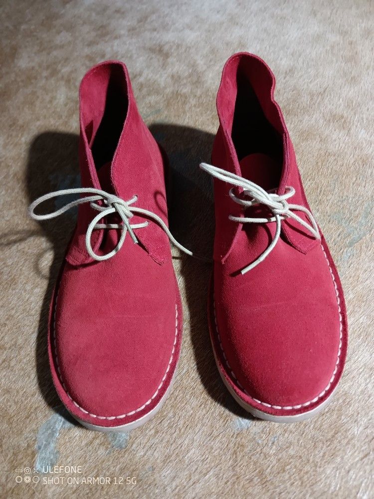 Surko punaiset mokkaa kengät läskipohja 40/25.5cm