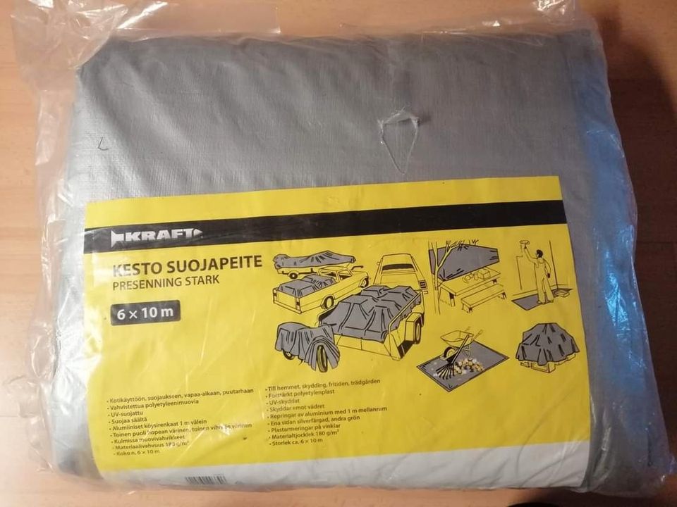 Kraft - Kestosuojapeite (180g/m2), 6*10 m, UUSI!