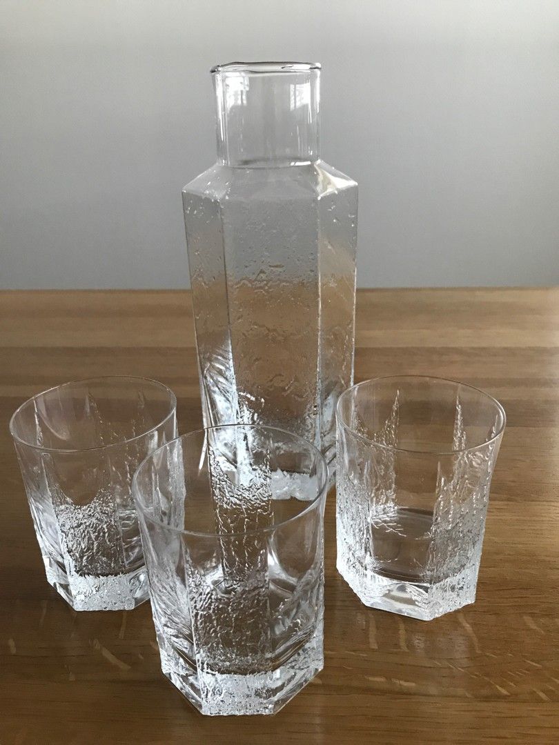 Iittala Kalinka kaadin ja lasit