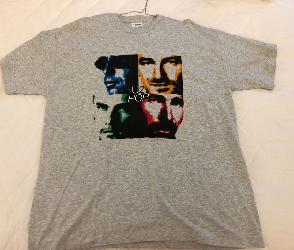U2 PopMart kiertue t-paita vuodelta 1997