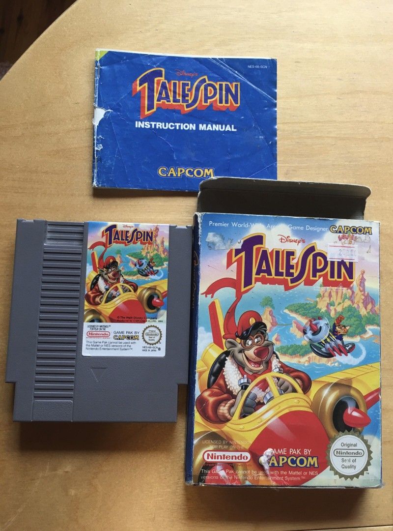 Talespin 8-bit Nintendo NES peli