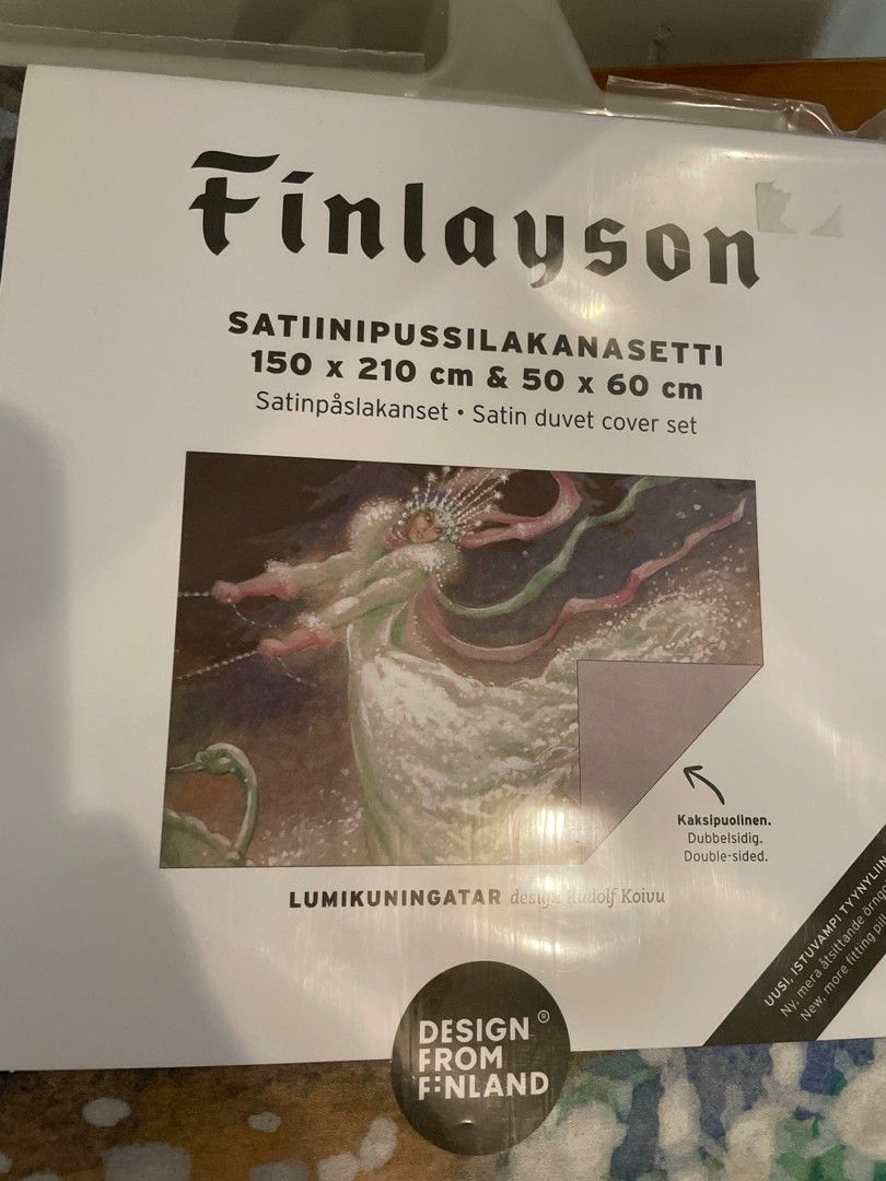 Finlayson Lumikuningatar pussilakana setti 3kpl