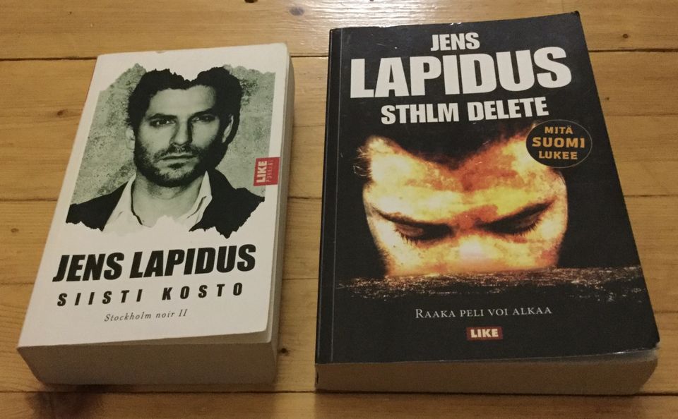 Jens Lapidus: Siisti kosto & Sthlm delete pokkarit