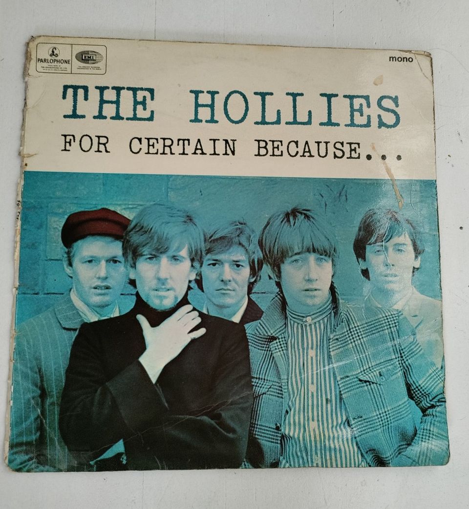 The Hollies 'For Certain Because...' -LP